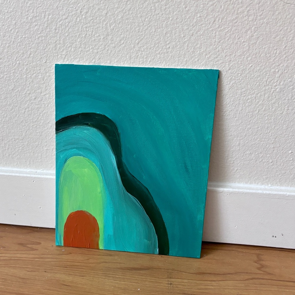Avocado Acrylic on Canvas Painting